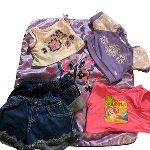 Build a bear workshop plush butterfly outfit clothes lot